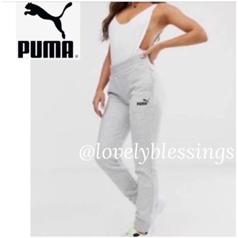 Puma Essential Women’s Sweatpants Athletic Pants Joggers Gray Size Medium